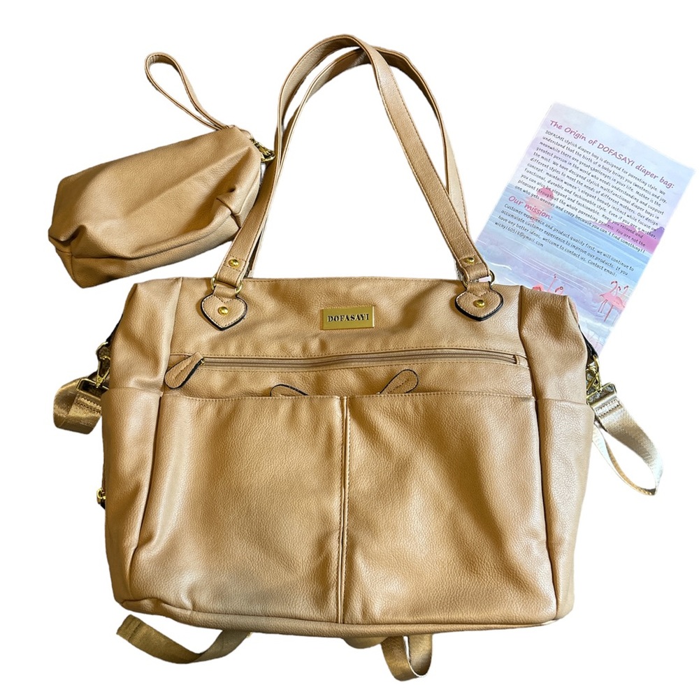 Tan Baby Bag Set